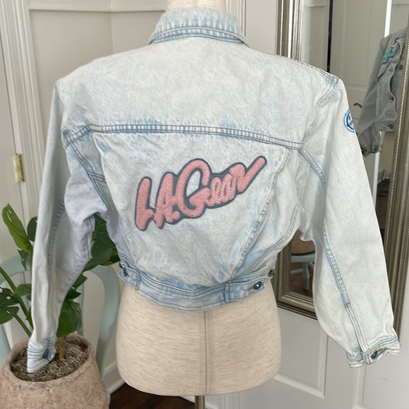 LA GEAR  Jean Jacket with rhinestones - Picture 5 of 16